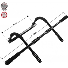 Ultrasport Pull Up Bar durų staktos prisitraukimų skersinis, Black